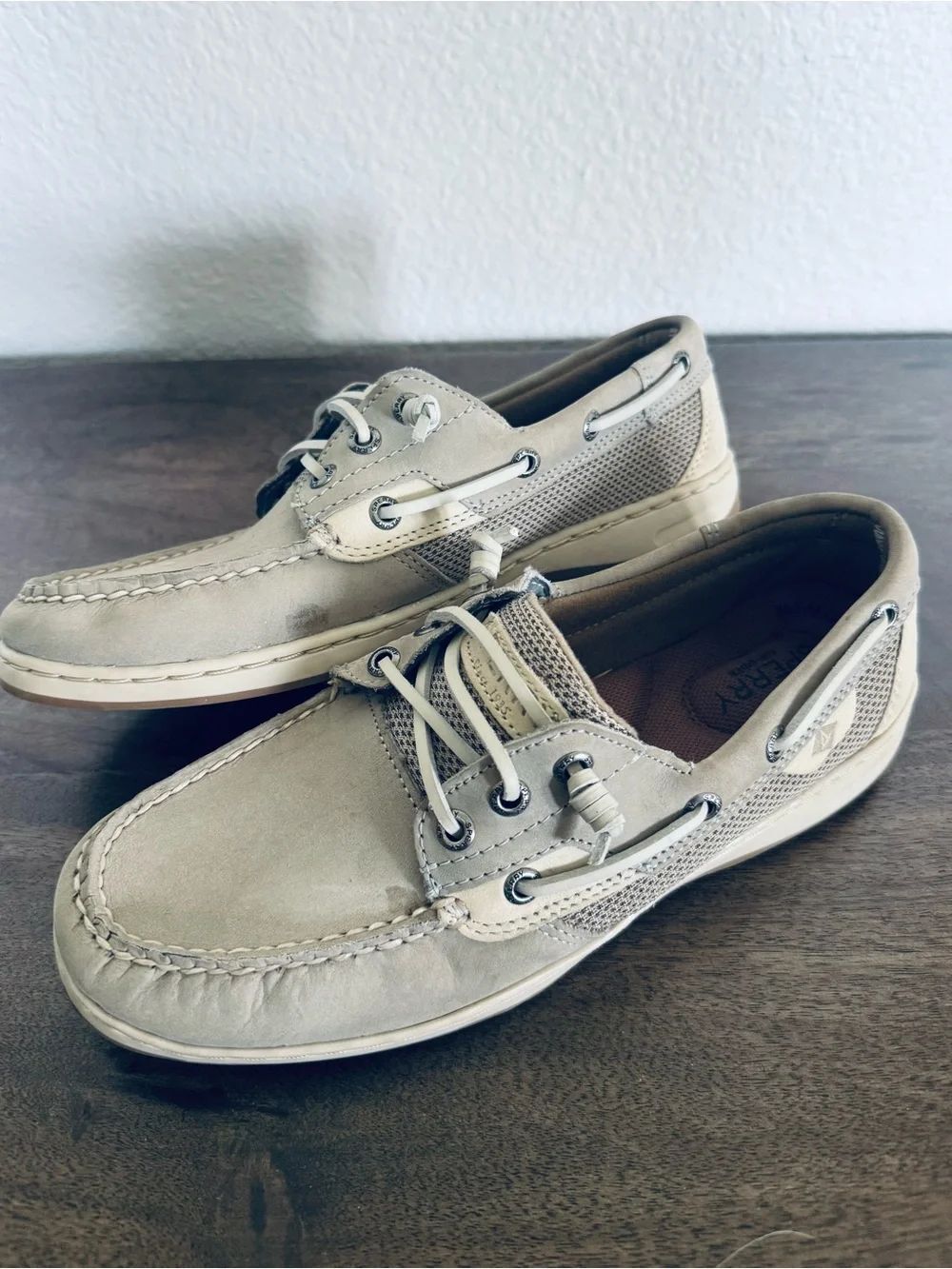 Sperry Topsider Slip-On No Tie Boat Shoes 8.5